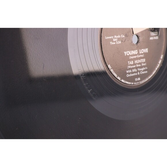 Tab Hunter – Young Love / Red Sails In The Sunset 1956 10" 78pm Record Dot 15533 - Picture 6 of 16